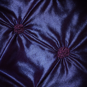 90"x90" Purple Pinched Sequin Overlay