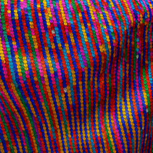 90"x90" Rainbow Two-Tone Sequin Overlay