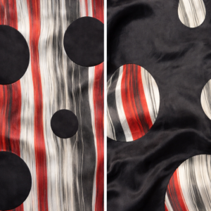 90"X90" Red Mod Reversible Dots Overlay