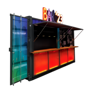 20' W Shipping Container- Bar
