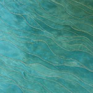90"X90" Seafoam Waves Overlay