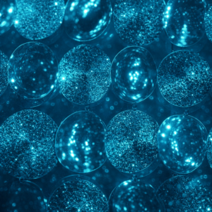 90"X90" Teal Circle Sequin Overlay