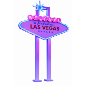 Welcome to Las Vegas Sign - Tall