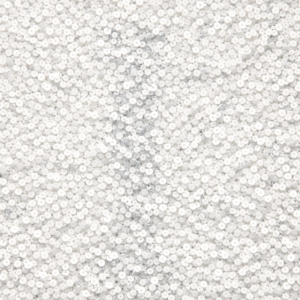 90" x 90" White Mini Sequin Overlay